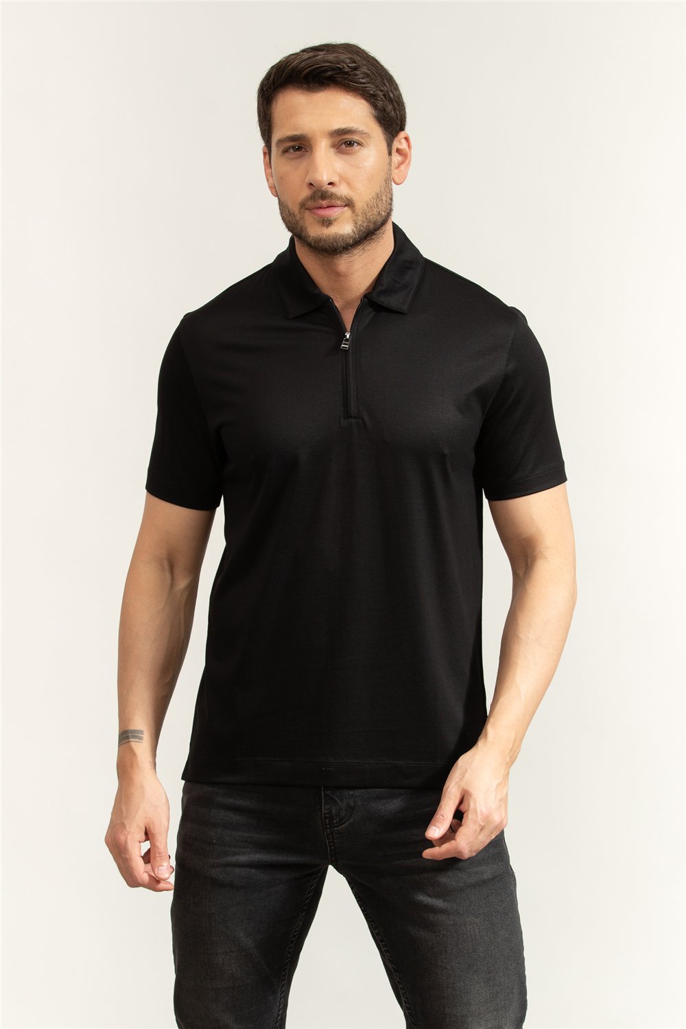 Boss H Paras 50 Erkek Polo Yaka T-Shirt Siyah