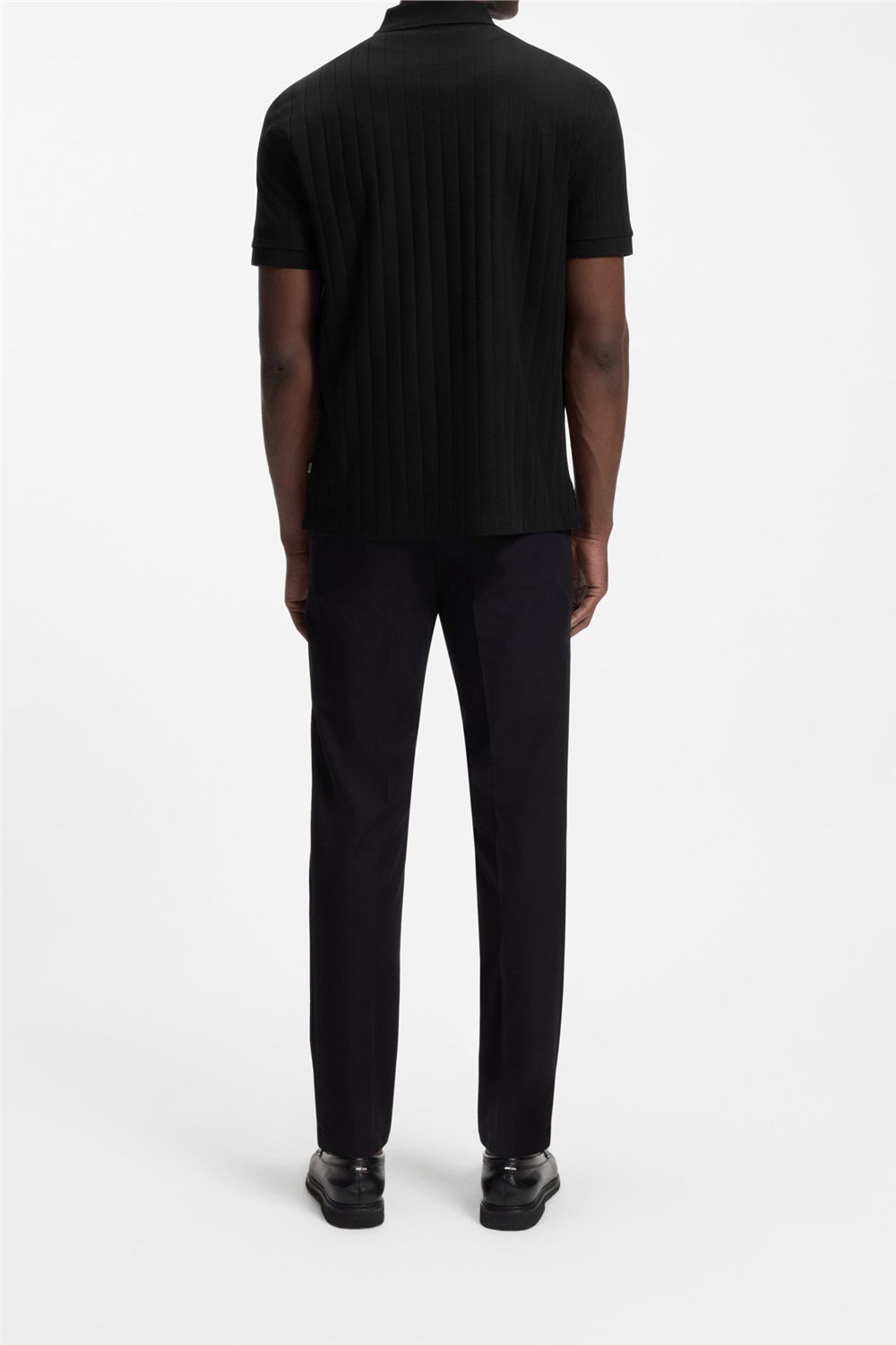 Boss H Parlay 236 Erkek Polo Yaka T-Shirt Siyah