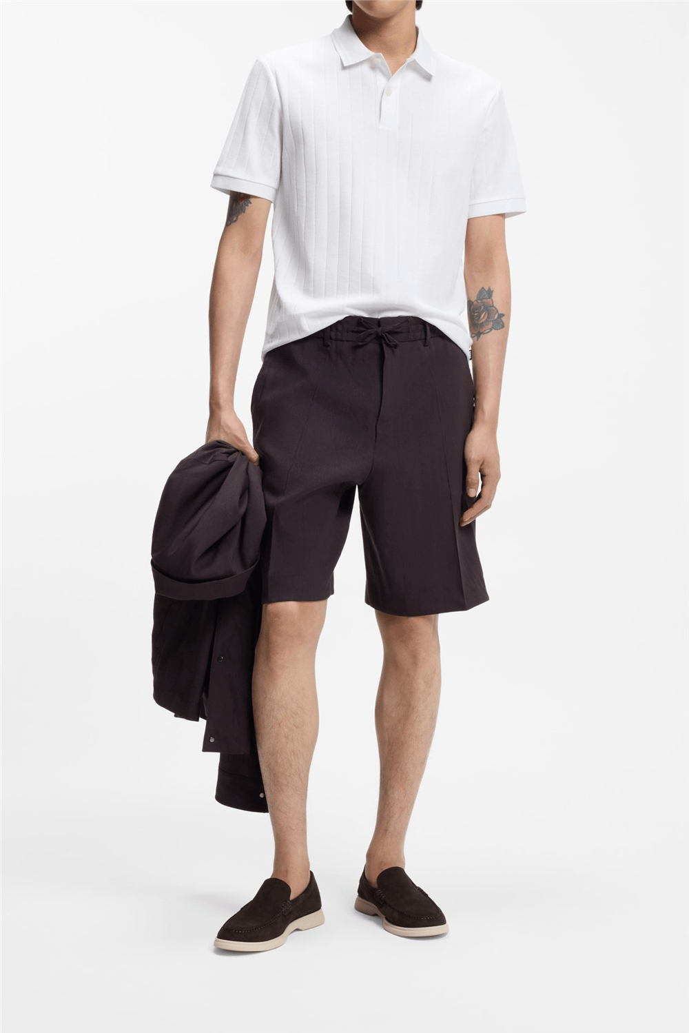 Boss H Parlay 236 Erkek Polo Yaka T-Shirt Beyaz