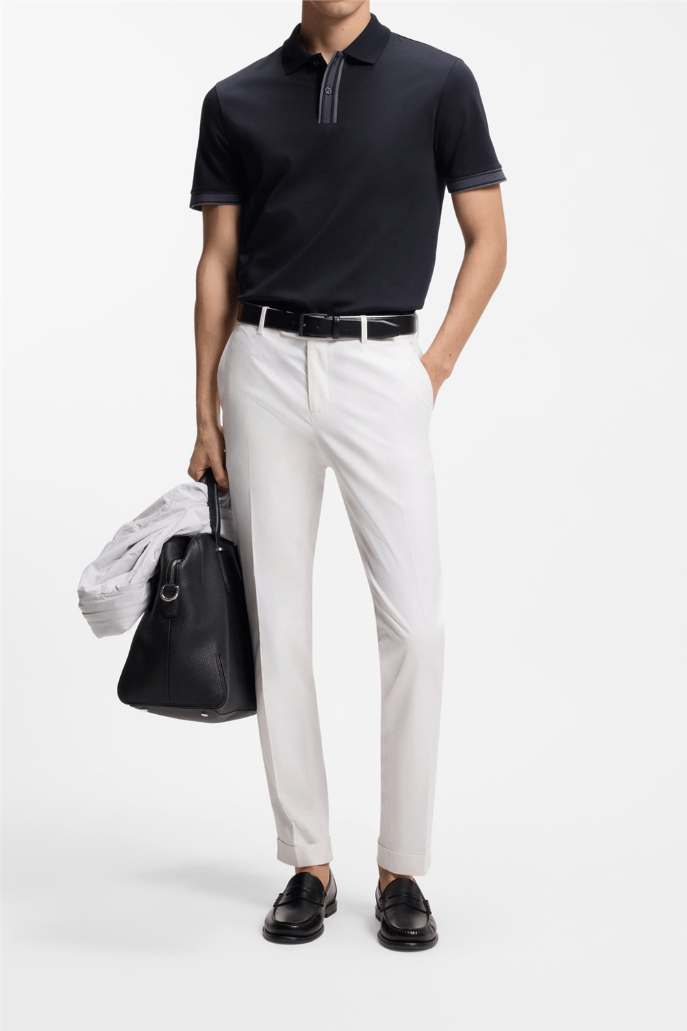 Boss H Parlay 238 Erkek Polo Yaka T-Shirt Mavi