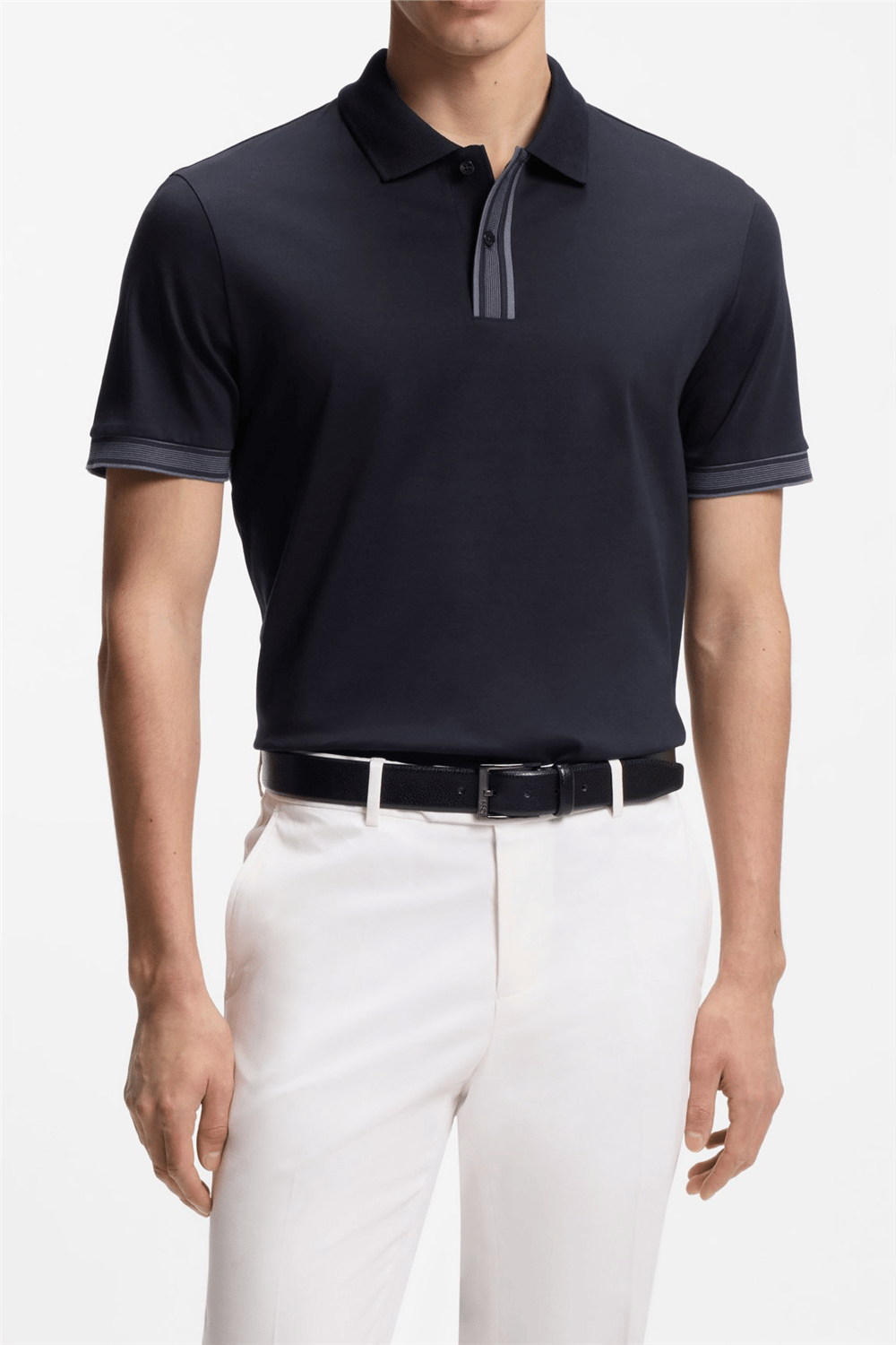 Boss H Parlay 238 Erkek Polo Yaka T-Shirt Mavi
