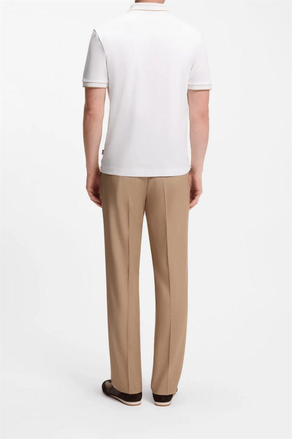BOSS H Phillipson 195 Erkek Polo Yaka T-Shirt Beyaz