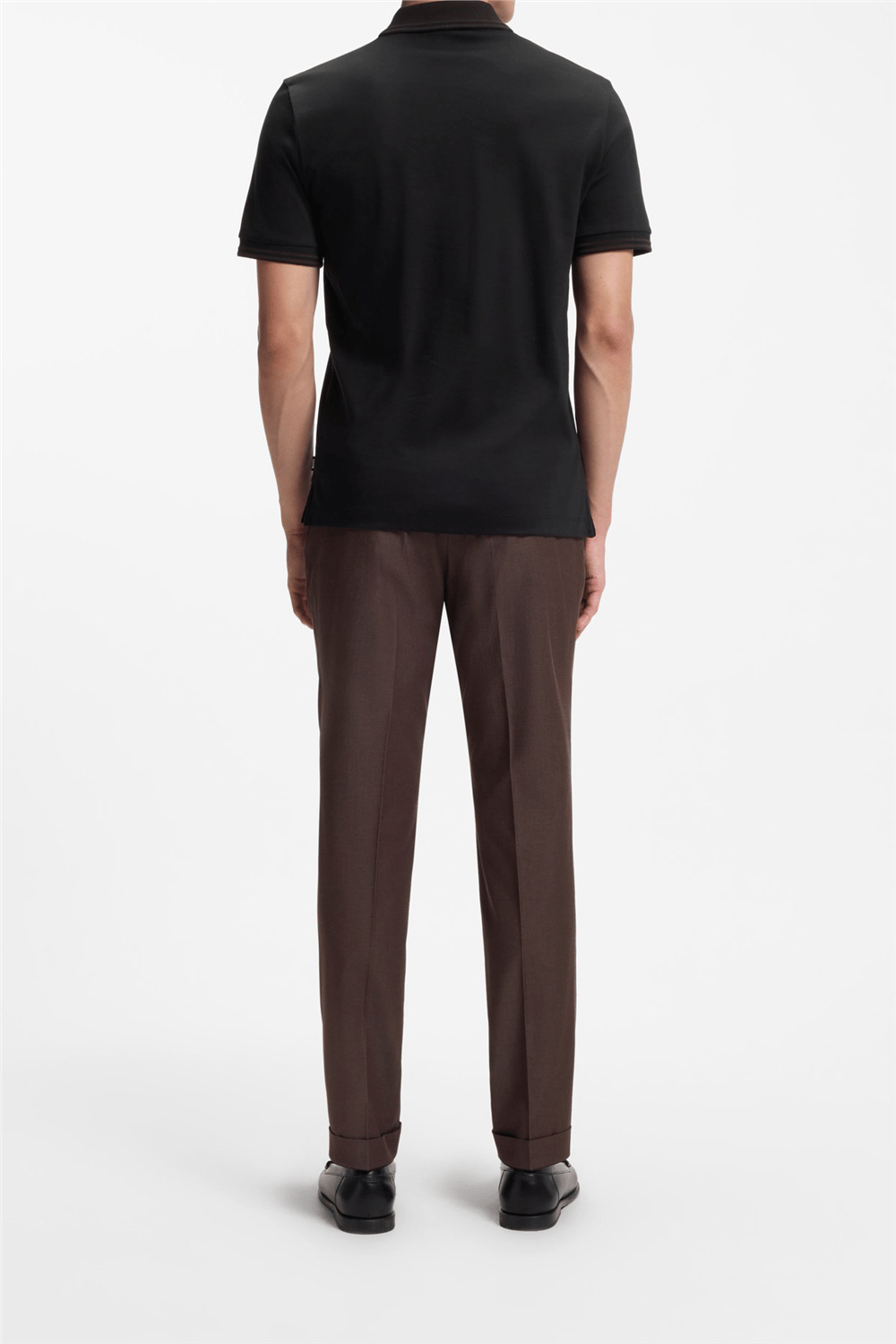 Boss H Phillipson 238 Erkek Polo Yaka T-Shirt Siyah