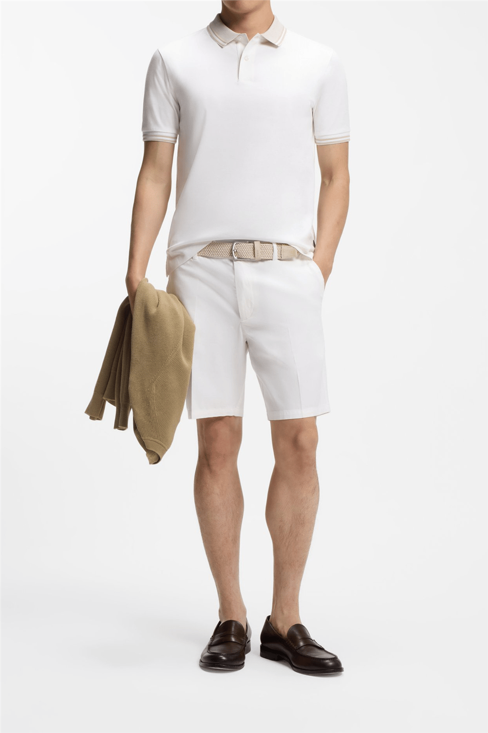Boss H Phillipson 238 Erkek Polo Yaka T-Shirt Beyaz