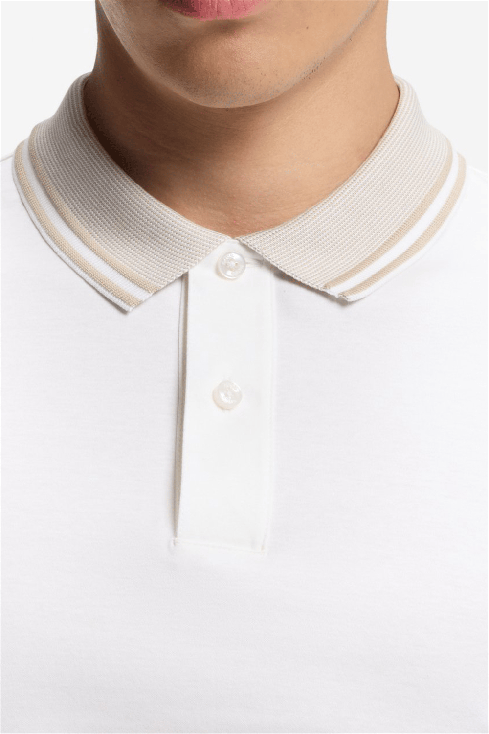 Boss H Phillipson 238 Erkek Polo Yaka T-Shirt Beyaz