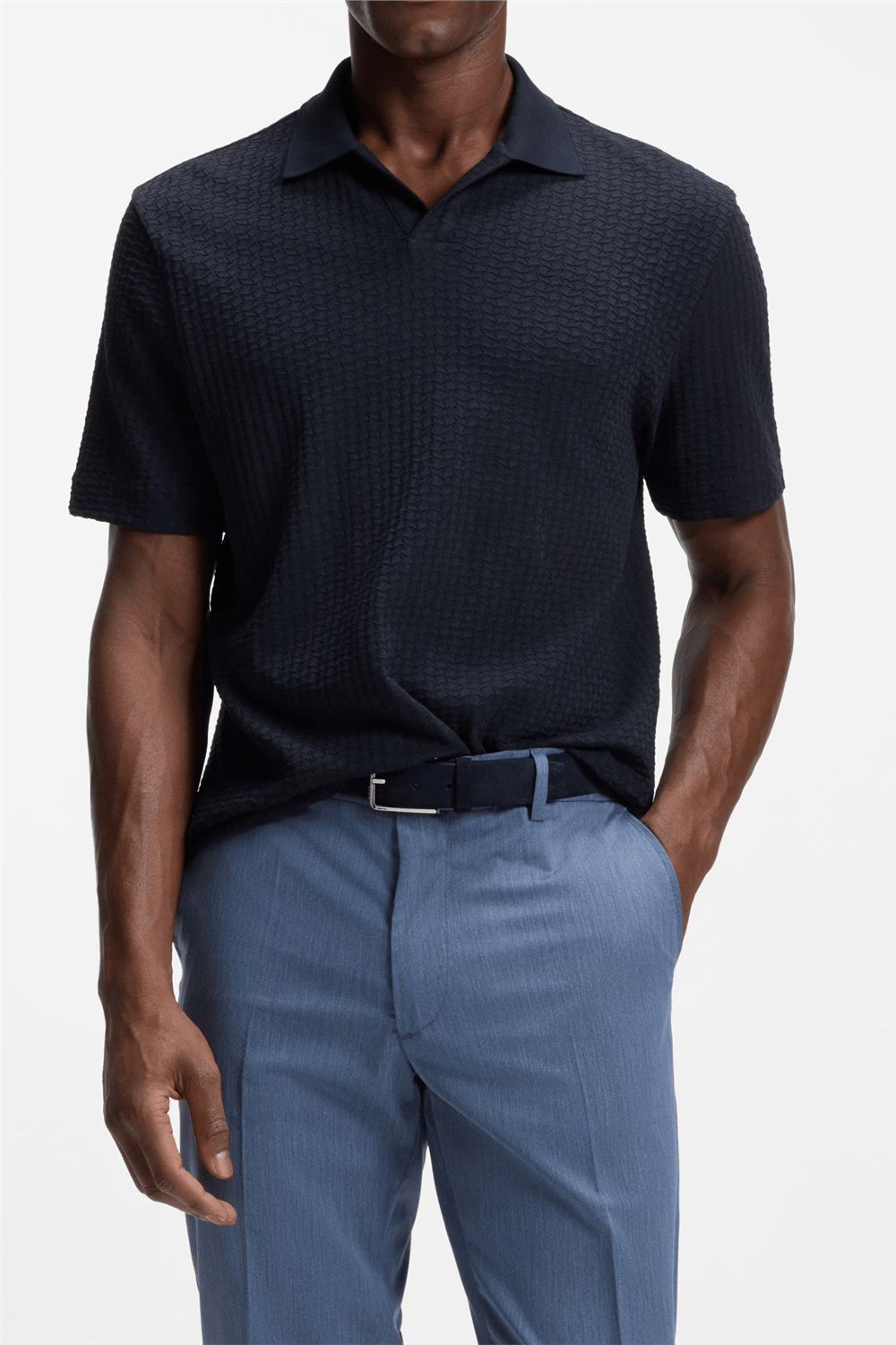 Boss H Pye 251 Erkek Polo Yaka T-Shirt Mavi