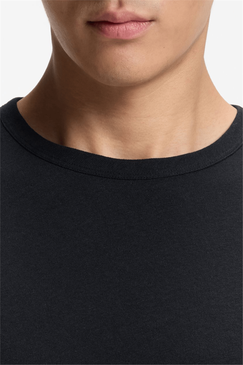 Boss H Taut 235 Erkek Bisiklet Yaka T-Shirt Mavi