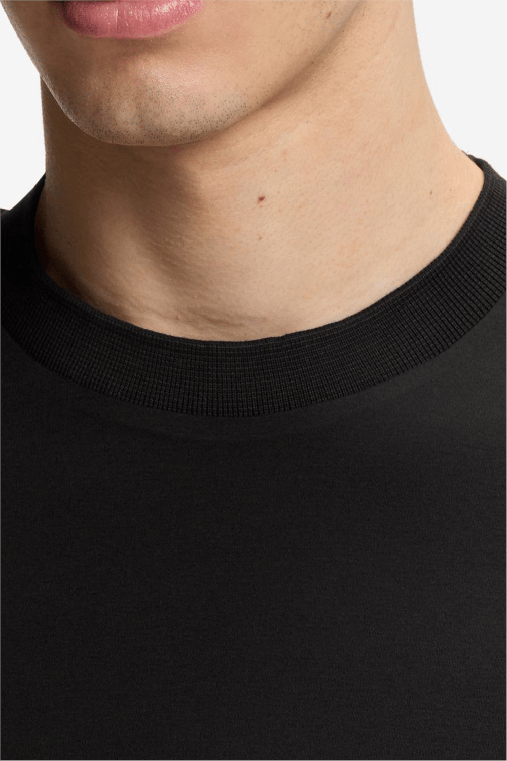 Boss H Tessler 238 Erkek Bisiklet Yaka T-Shirt Siyah