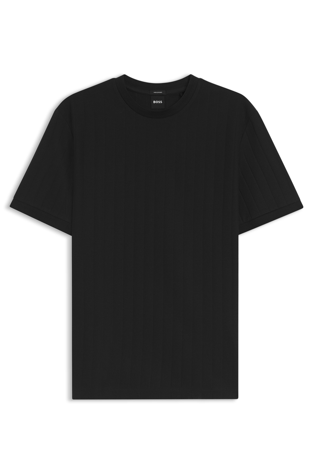 Boss H Thompson 236 Erkek Bisiklet Yaka T-Shirt Siyah