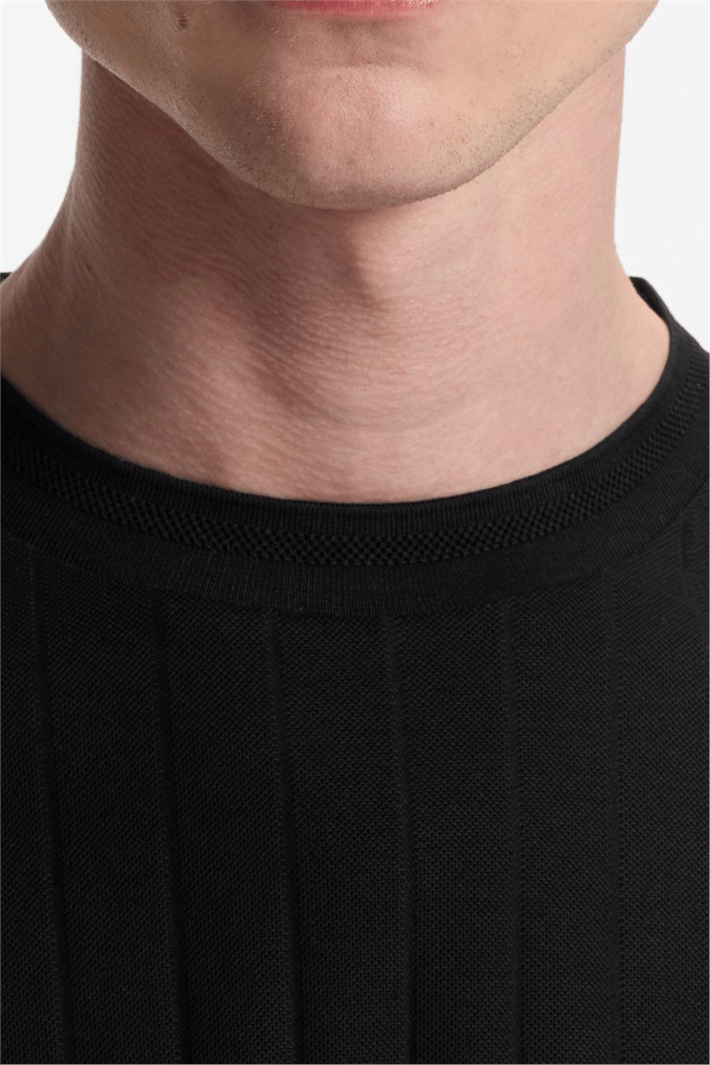 Boss H Thompson 236 Erkek Bisiklet Yaka T-Shirt Siyah