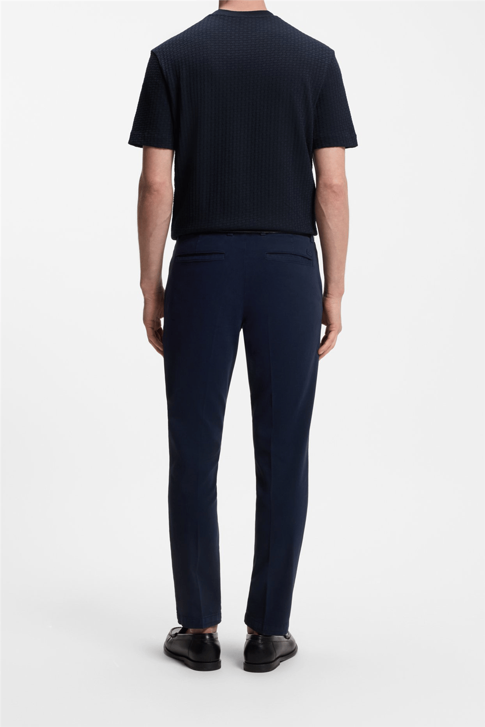 Boss H Thompson 251 Erkek Bisiklet Yaka T-Shirt Mavi