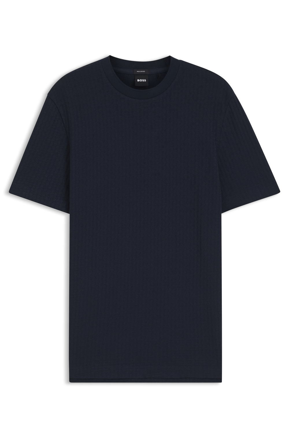Boss H Thompson 251 Erkek Bisiklet Yaka T-Shirt Mavi