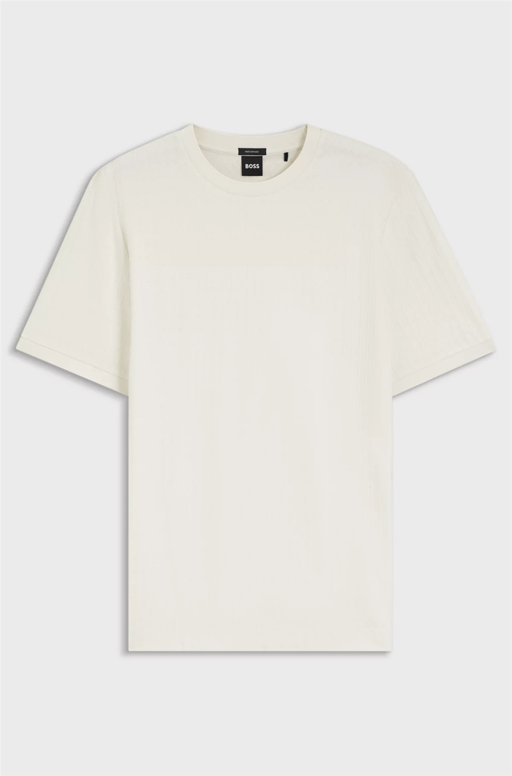 BOSS H Thompson 321 Erkek Bisiklet Yaka T-Shirt Beyaz