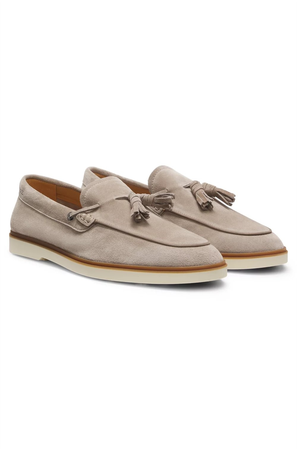 BOSS Hedley Loaf Sdts Erkek Loafer Bej