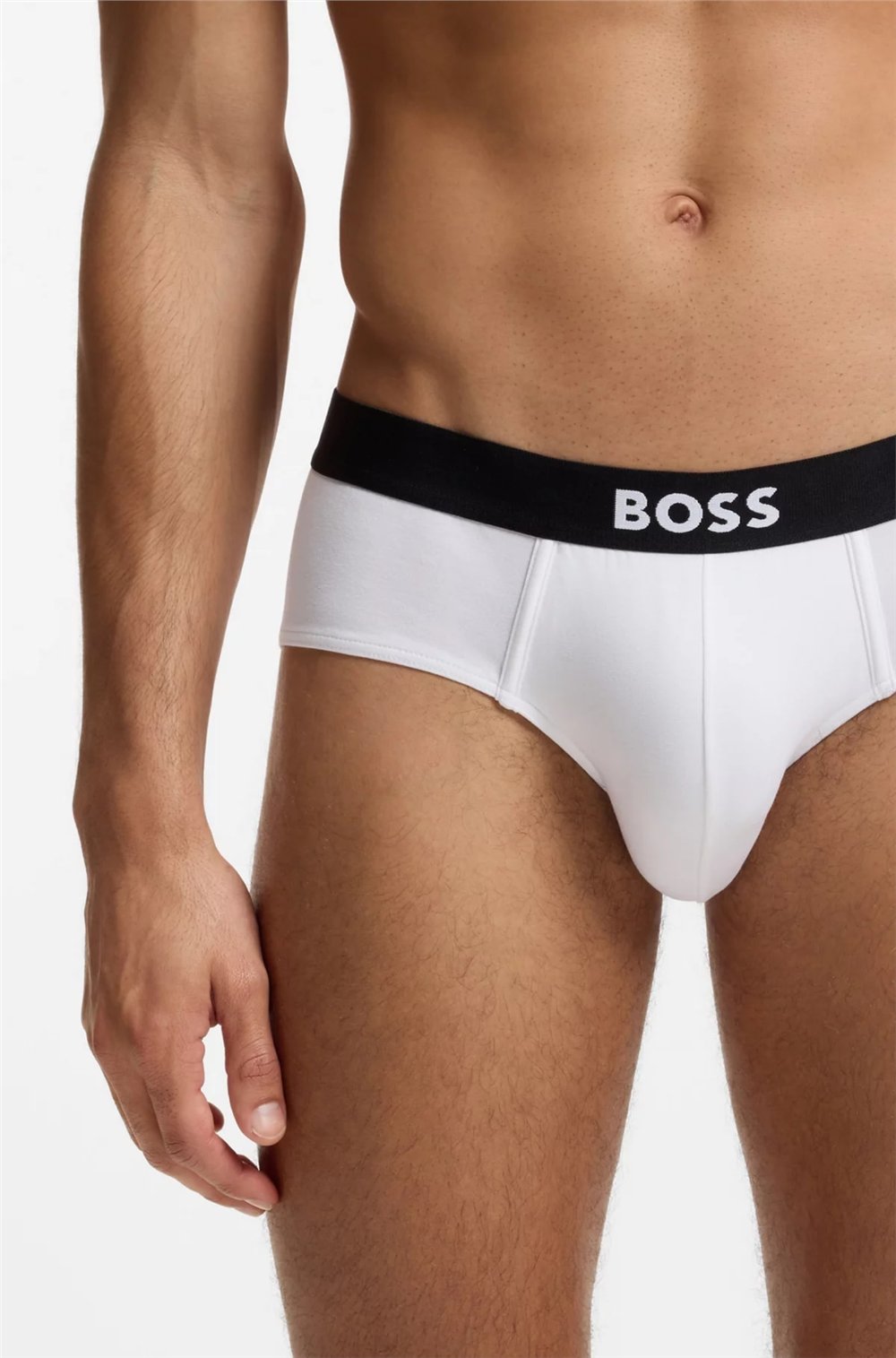 BOSS Hipbr 3P Boss One Erkek 3lü Boxer Beyaz