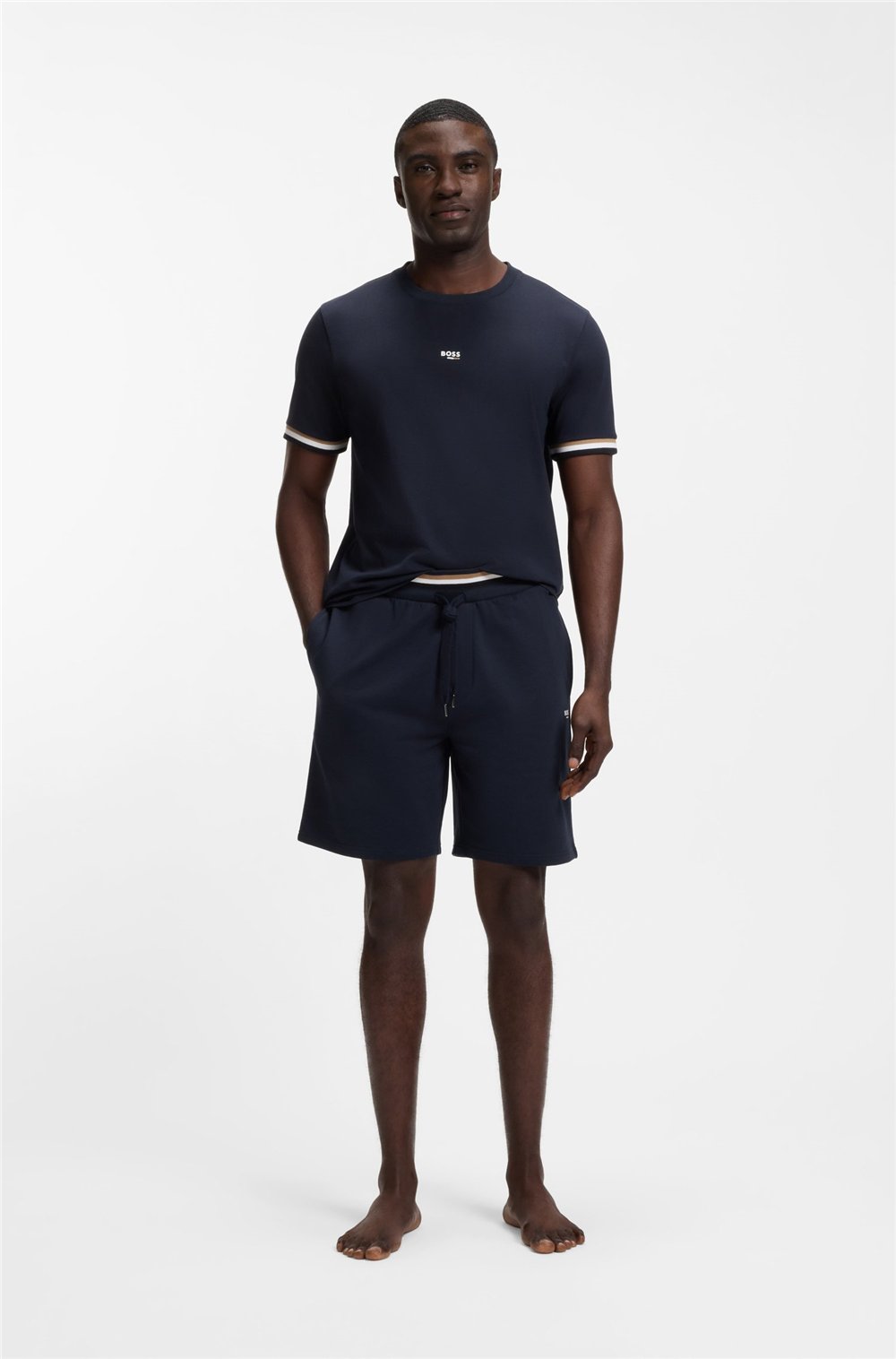 Boss Iconic Shorts Erkek Şort Mavi