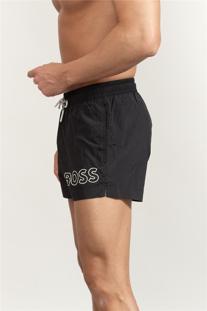 Boss Mooneye Erkek Şort Mayo Siyah