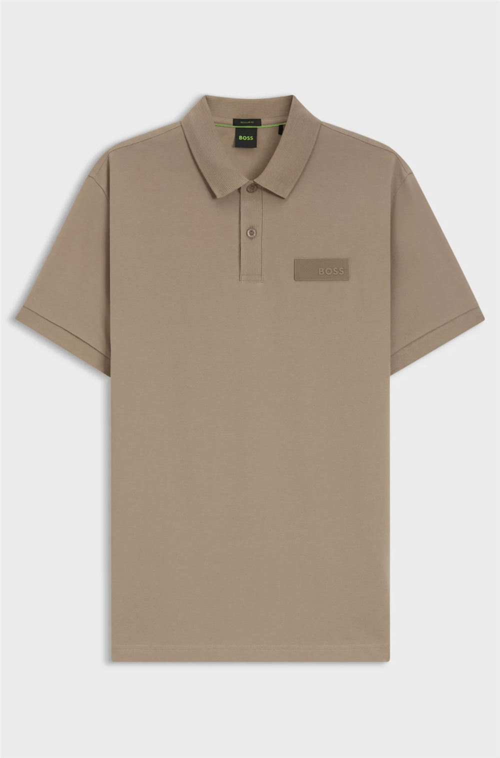 BOSS Paddy Structure Erkek Polo Yaka T-Shirt Yeşil