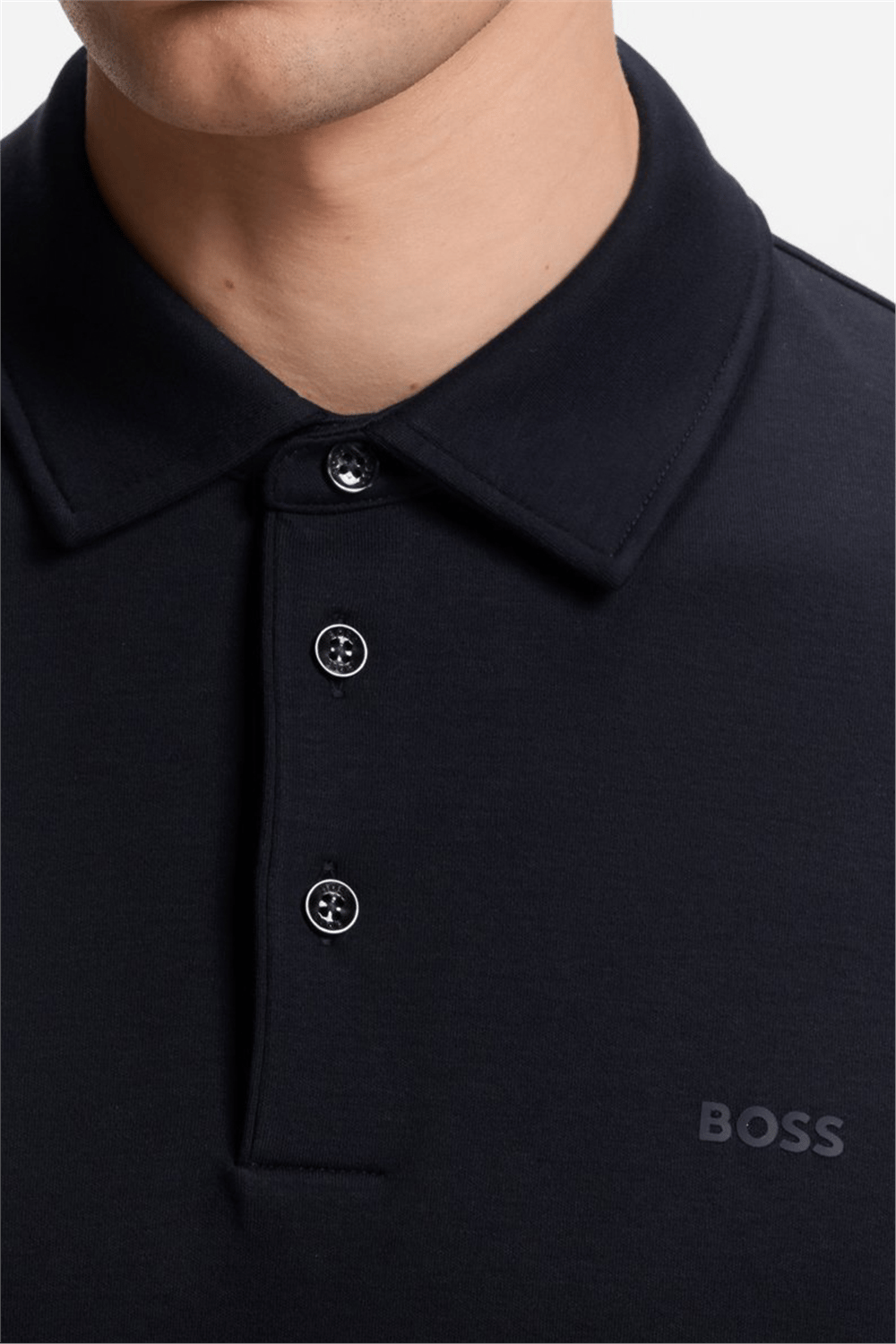 Boss Palosh Erkek Polo Yaka T-Shirt Mavi