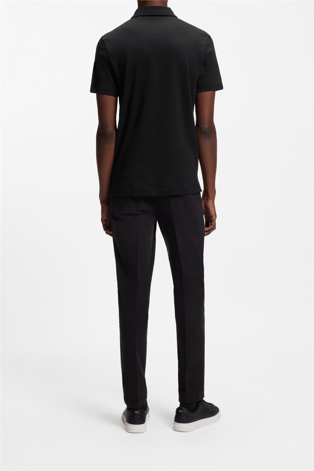 Boss Palosh Erkek Polo Yaka T-Shirt Siyah