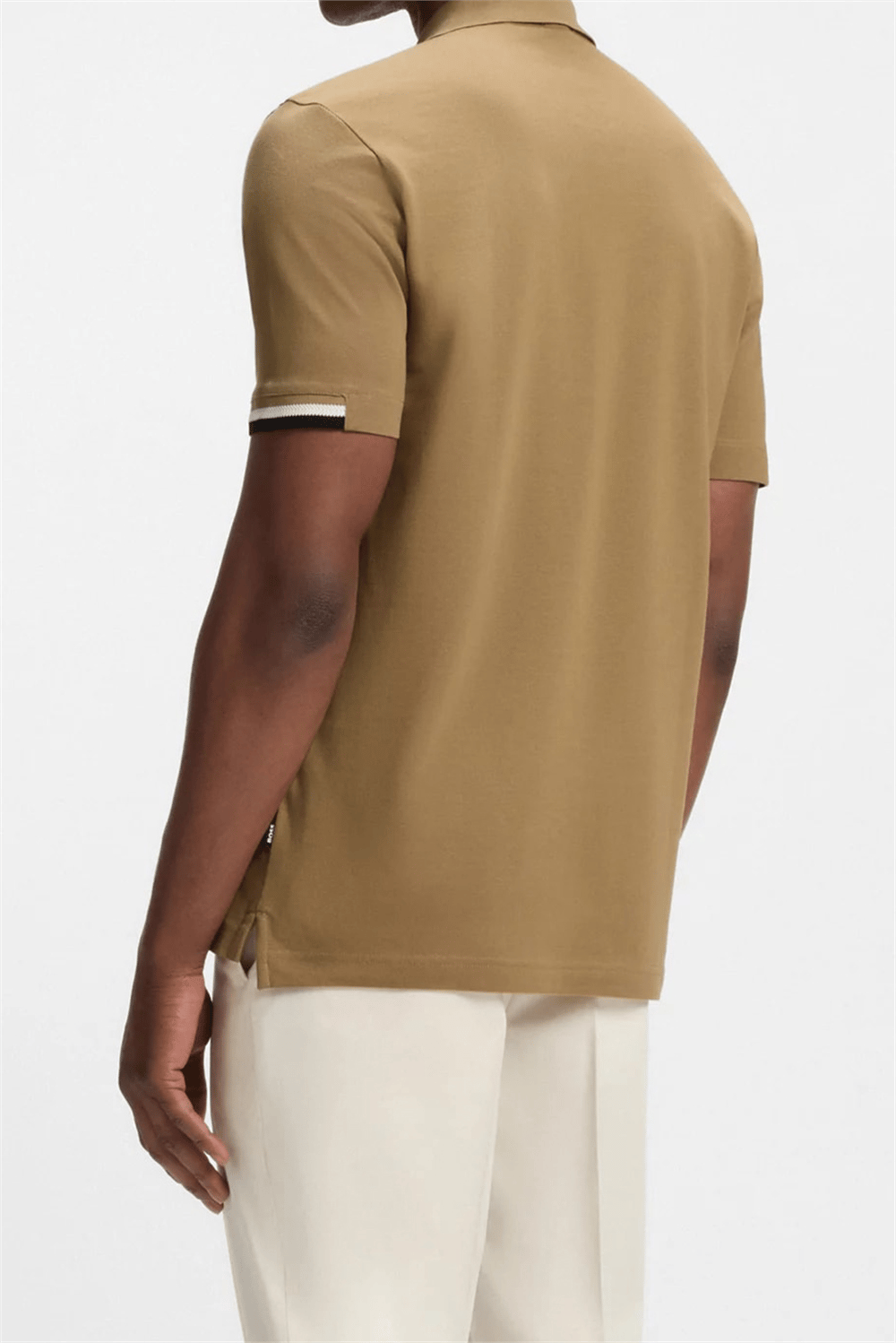 Boss Parlay Erkek Polo Yaka T-Shirt Bej
