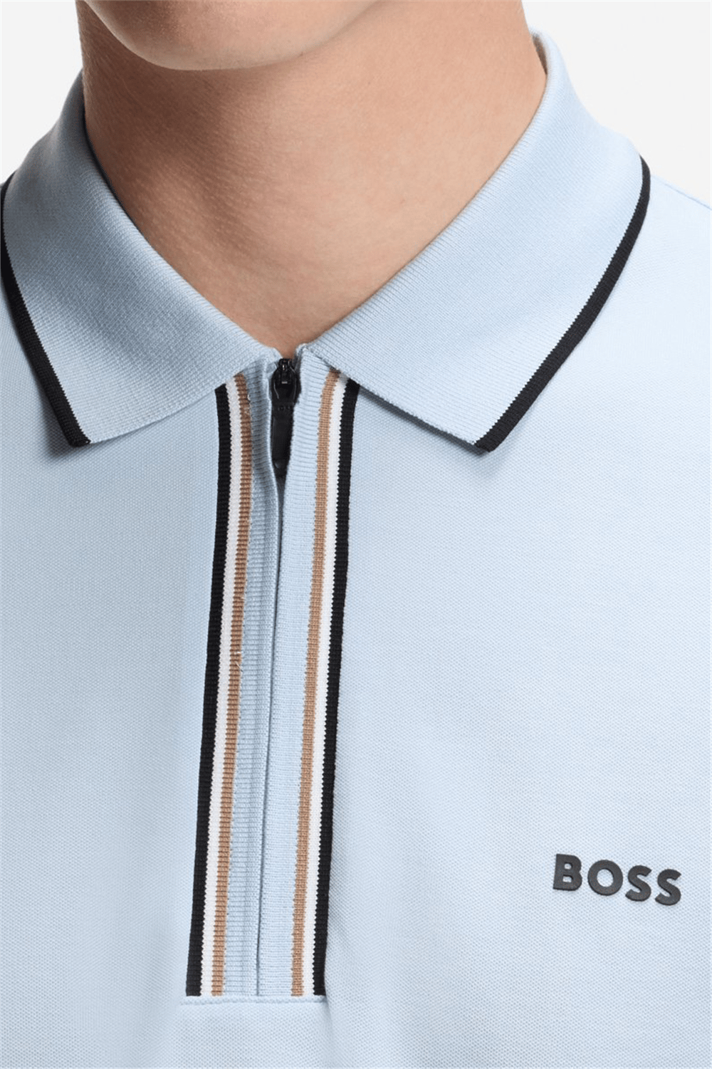 BOSS Philix GOC Erkek Polo Yaka T-Shirt Mavi