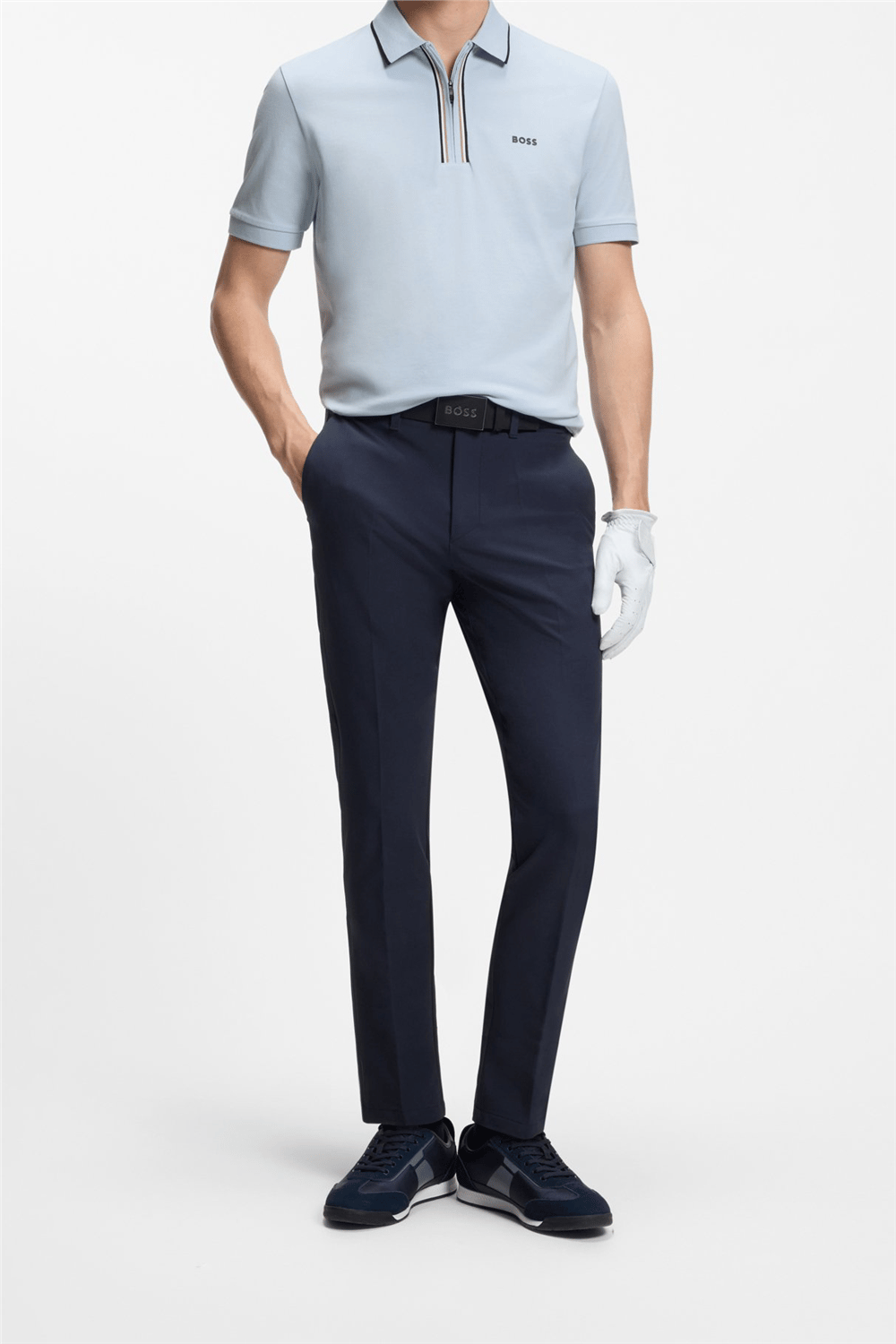 BOSS Philix GOC Erkek Polo Yaka T-Shirt Mavi
