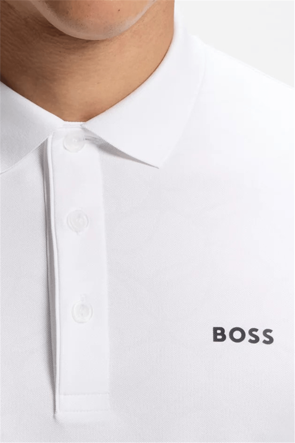 BOSS Pl Toc Game 1 Erkek Polo Yaka T-Shirt Beyaz