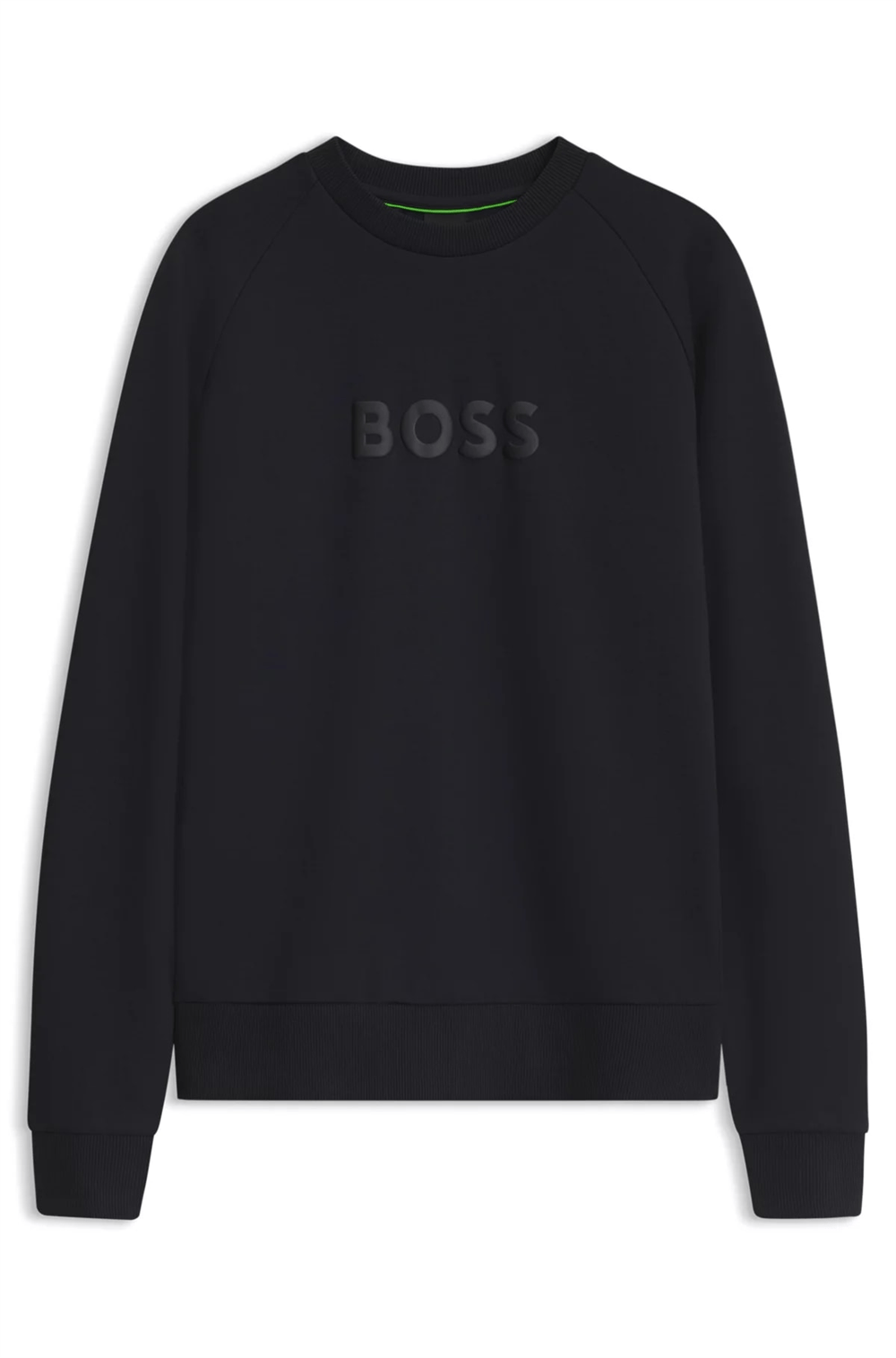 Boss Salbo Erkek Bisiklet Yaka Sweatshirt Mavi