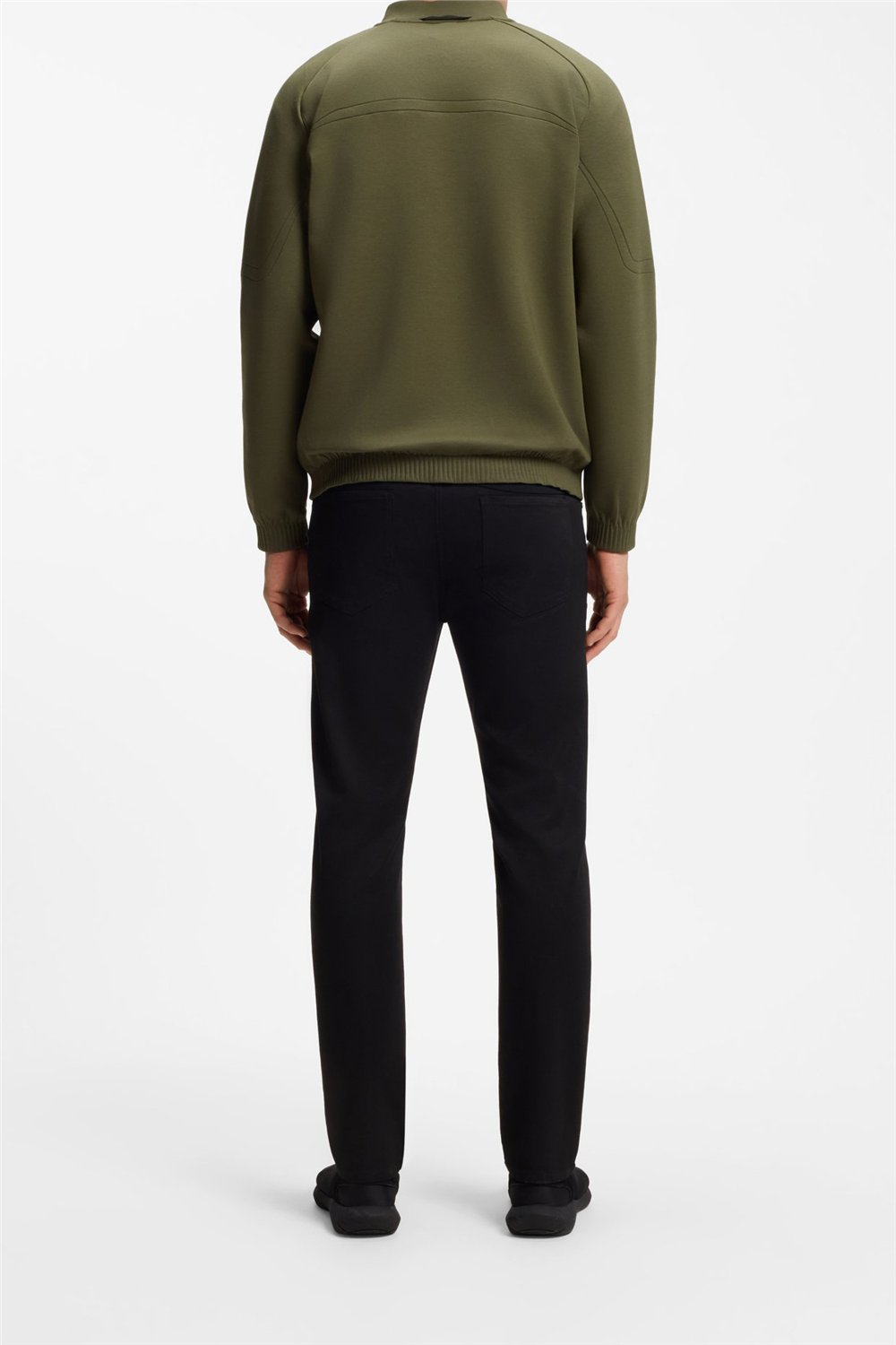 Boss Sw Ps Spirit70 Bo Erkek Fermuarlı Sweatshirt Yeşil