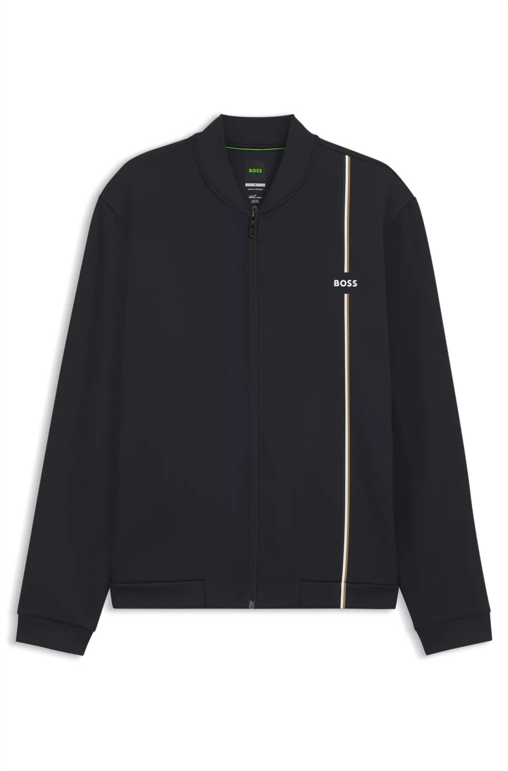 BOSS Sw Toc Game Fz Erkek Fermuarlı Sweatshirt Mavi