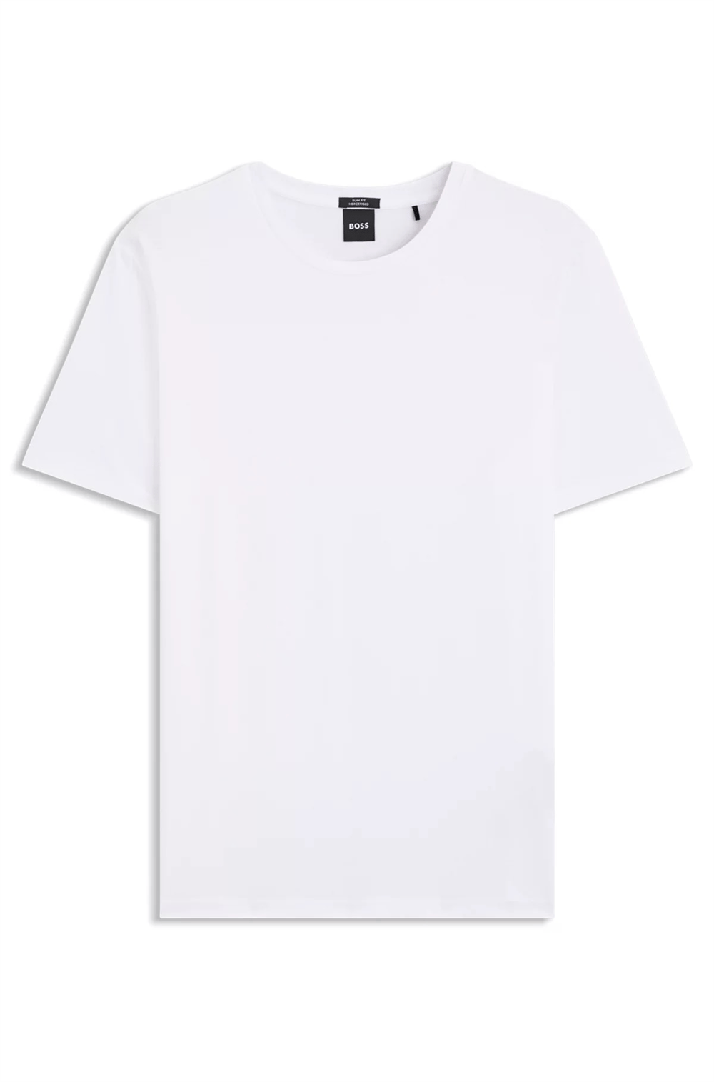 Boss Tessler Erkek Bisiklet Yaka T-Shirt Beyaz