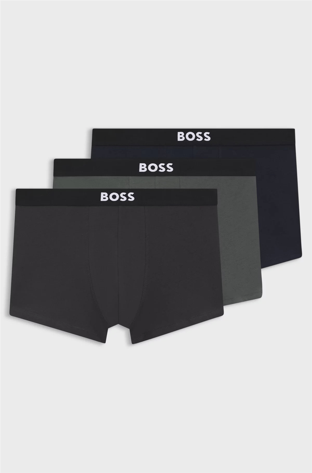 Boss Trunk 3P BOSS ONE Erkek 3lü Boxer Siyah