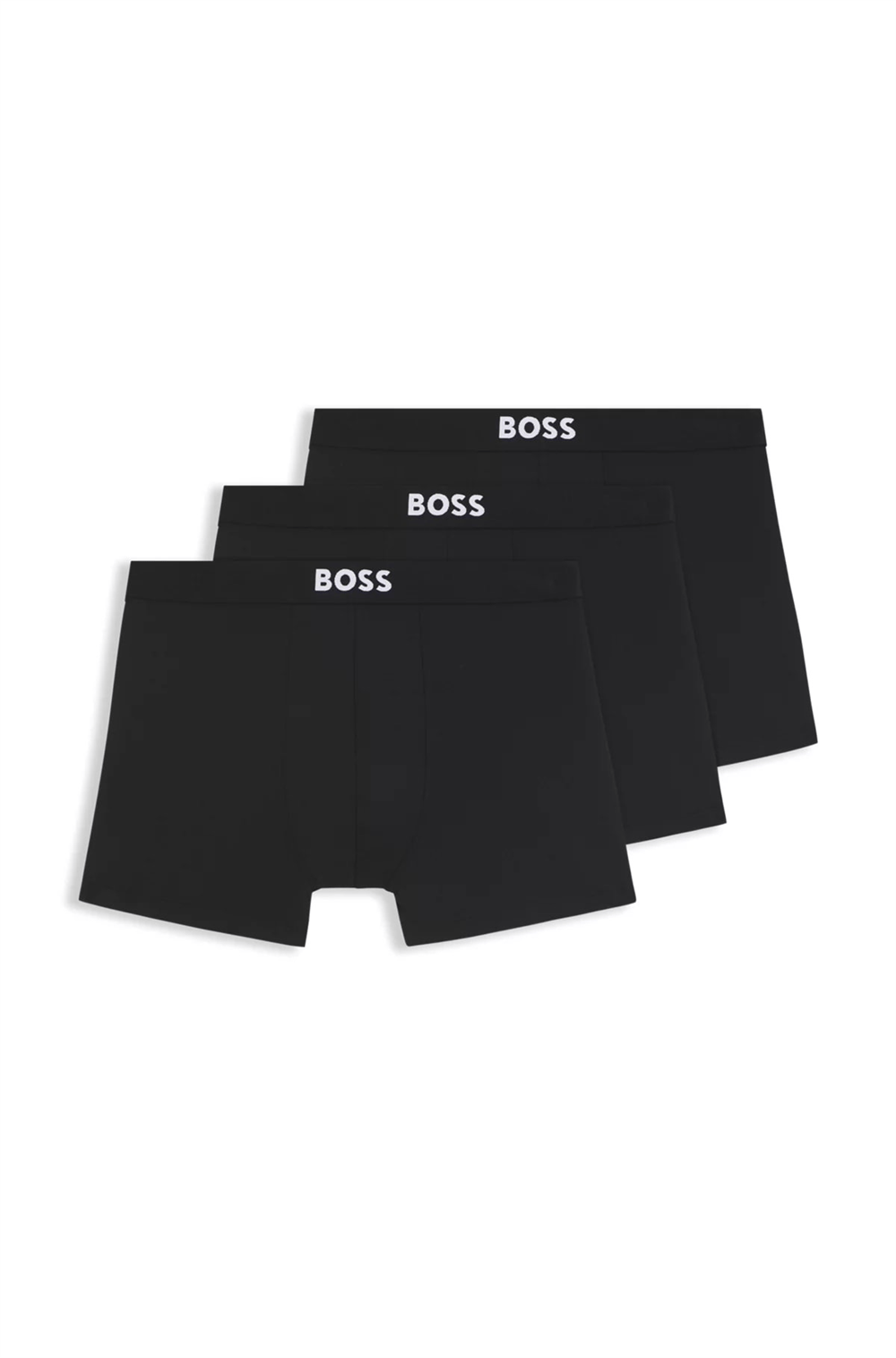 Boss Trunk 3P Micro One Erkek 3lü Boxer Siyah