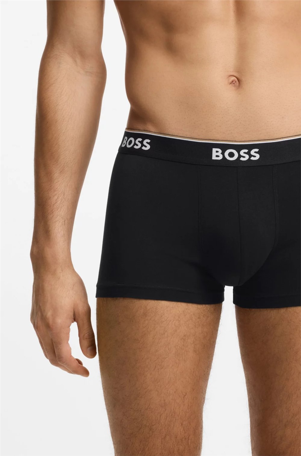 Boss Trunk 3P Power Desig Erkek 3lü Boxer Gri