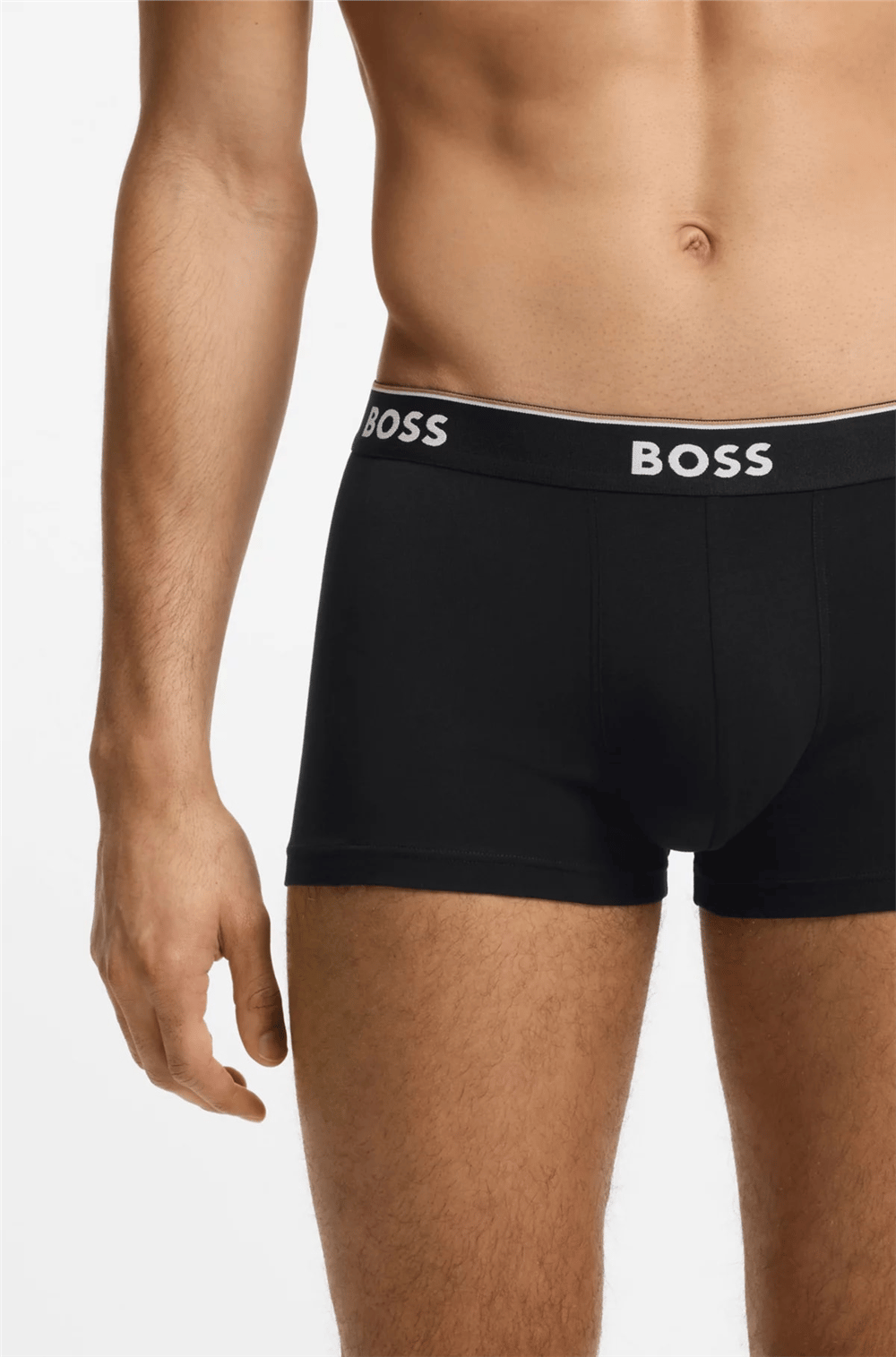 Boss Trunk 3P Power Desig Erkek 3lü Boxer Gri