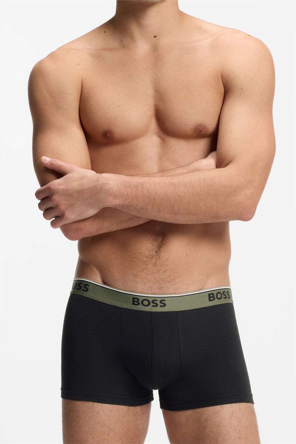 Boss Trunk 3P Power Erkek 3lü Boxer Siyah