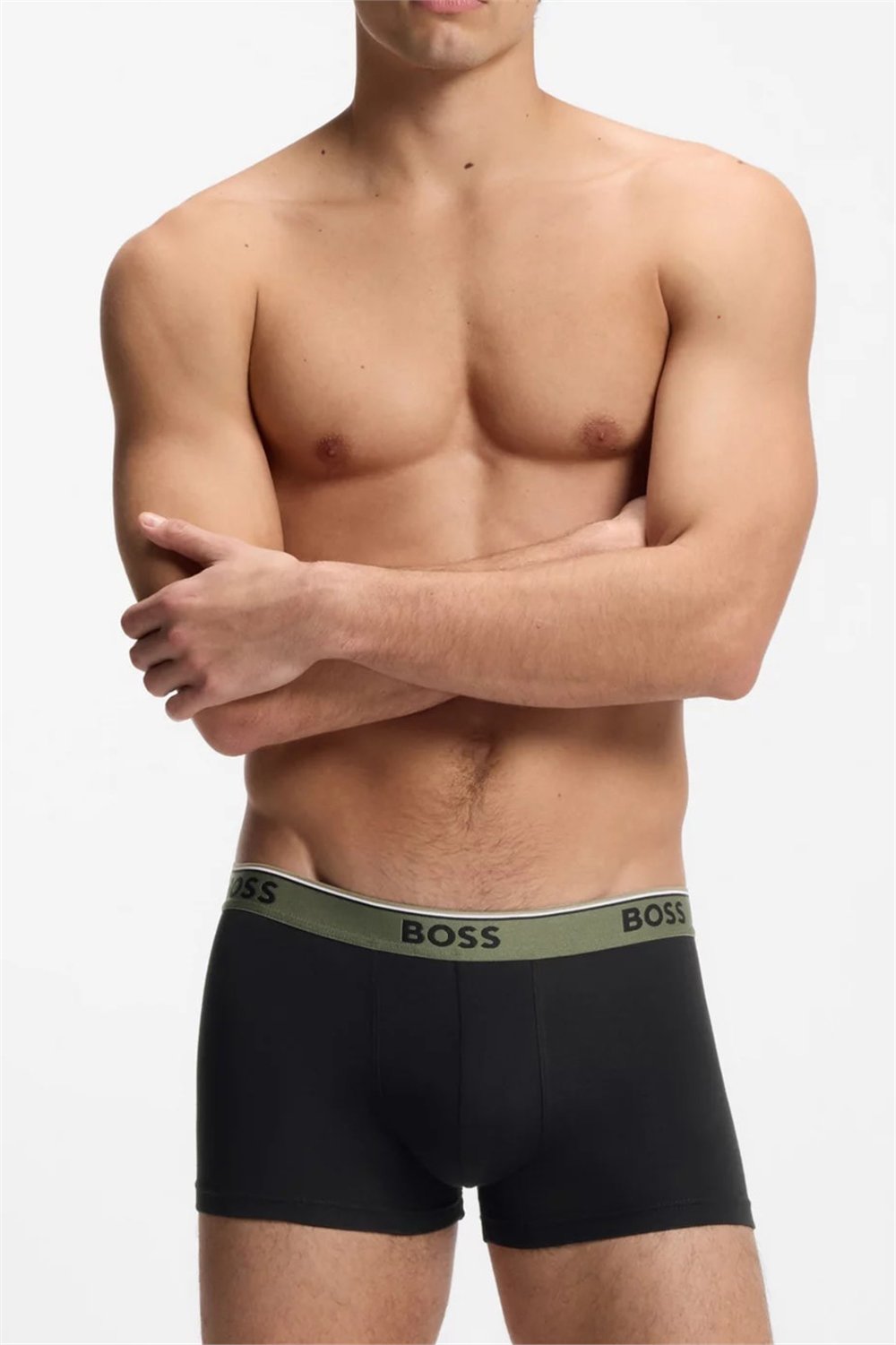 Boss Trunk 3P Power Erkek 3lü Boxer Siyah