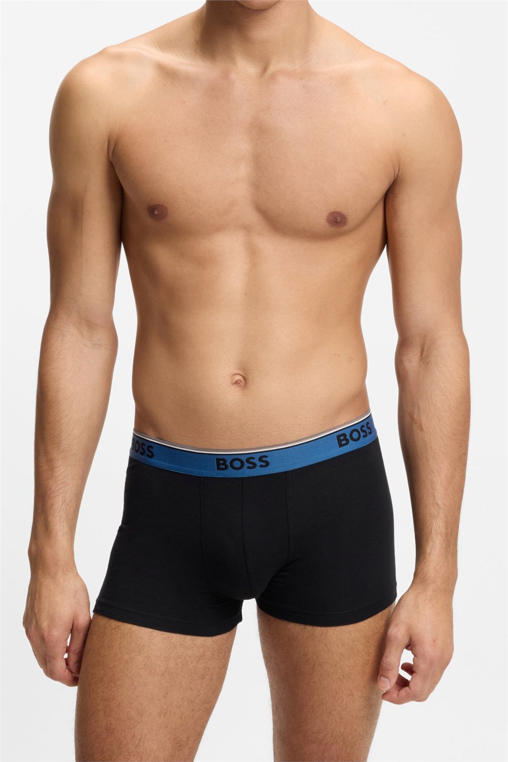 Boss Trunk 3P Power Erkek 3lü Boxer Siyah