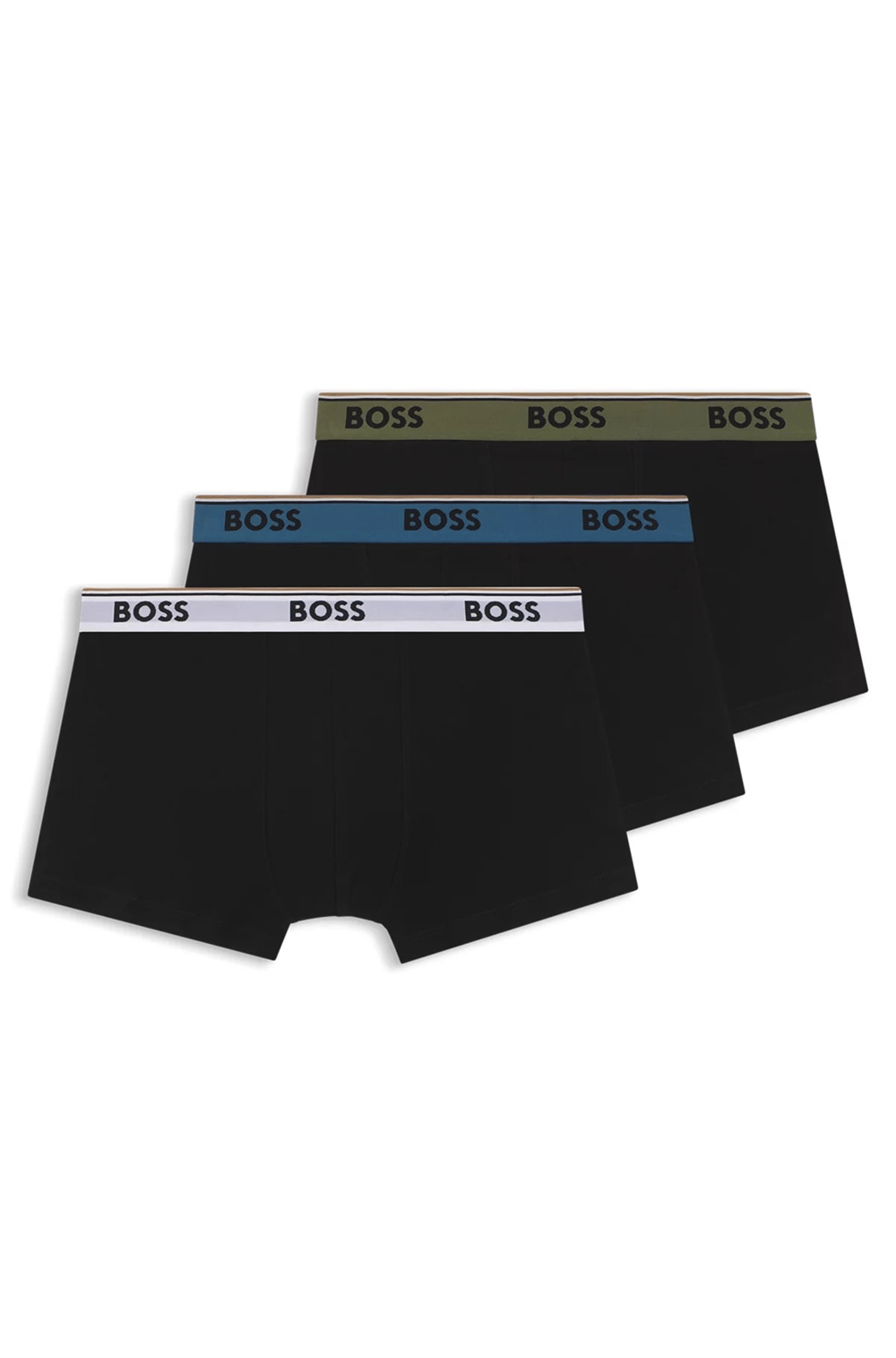 Boss Trunk 3P Power Erkek 3lü Boxer Siyah