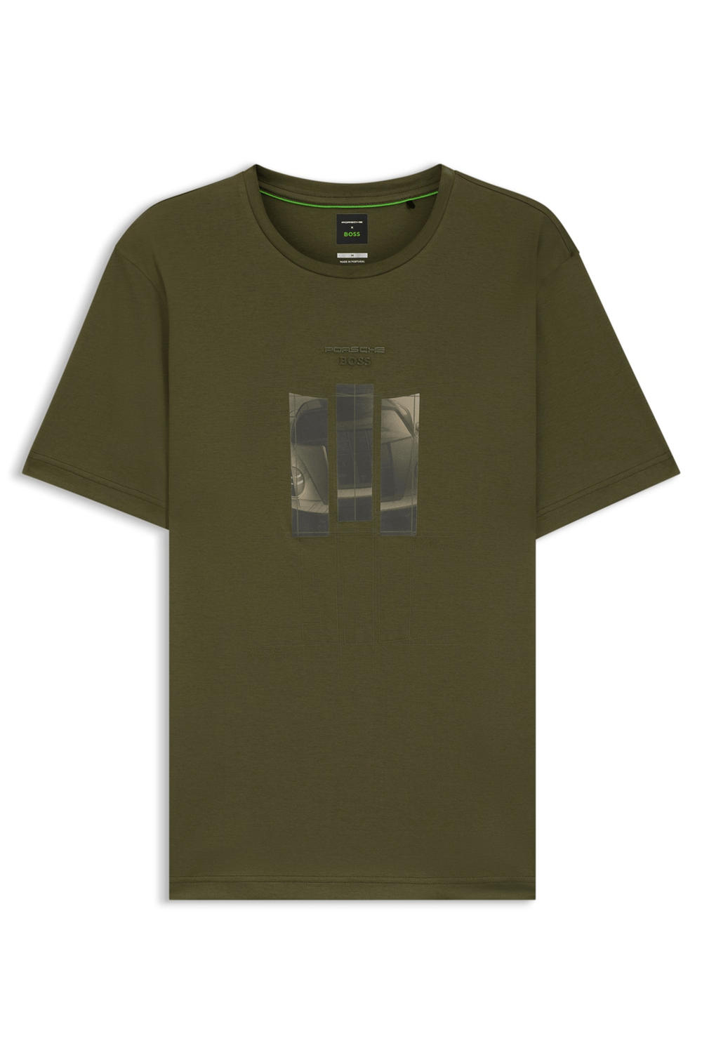 Boss Ts Ps Spirit70 Grx Erkek Bisiklet Yaka T-Shirt Yeşil