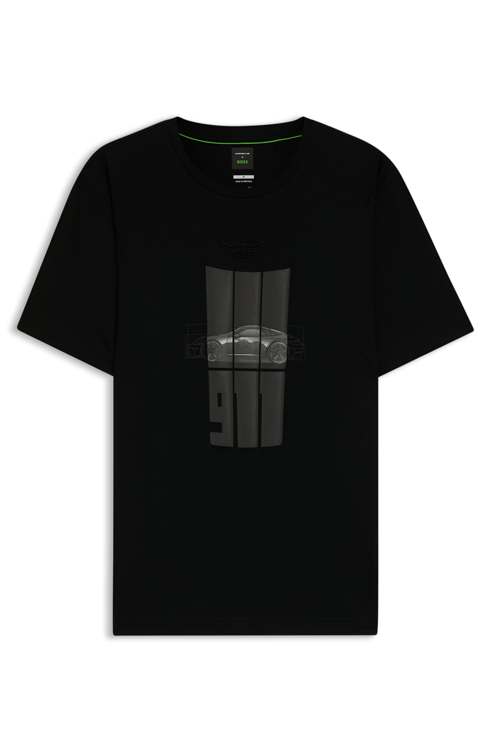 Boss Ts Ps Spirit70 Grx Erkek Bisiklet Yaka T-Shirt Siyah