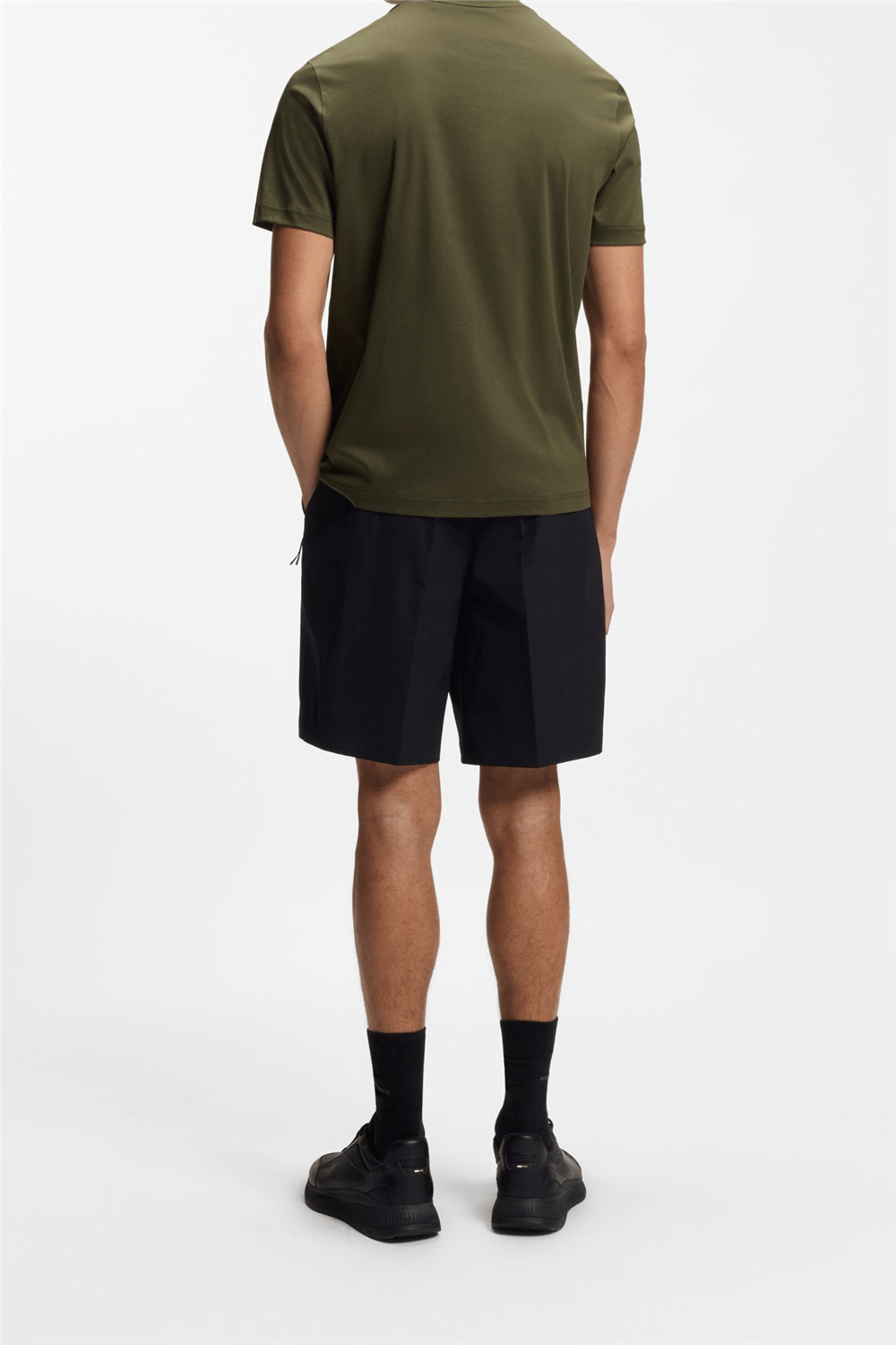 Boss Ts Ps Spirit70 Grx Erkek Bisiklet Yaka T-Shirt Yeşil