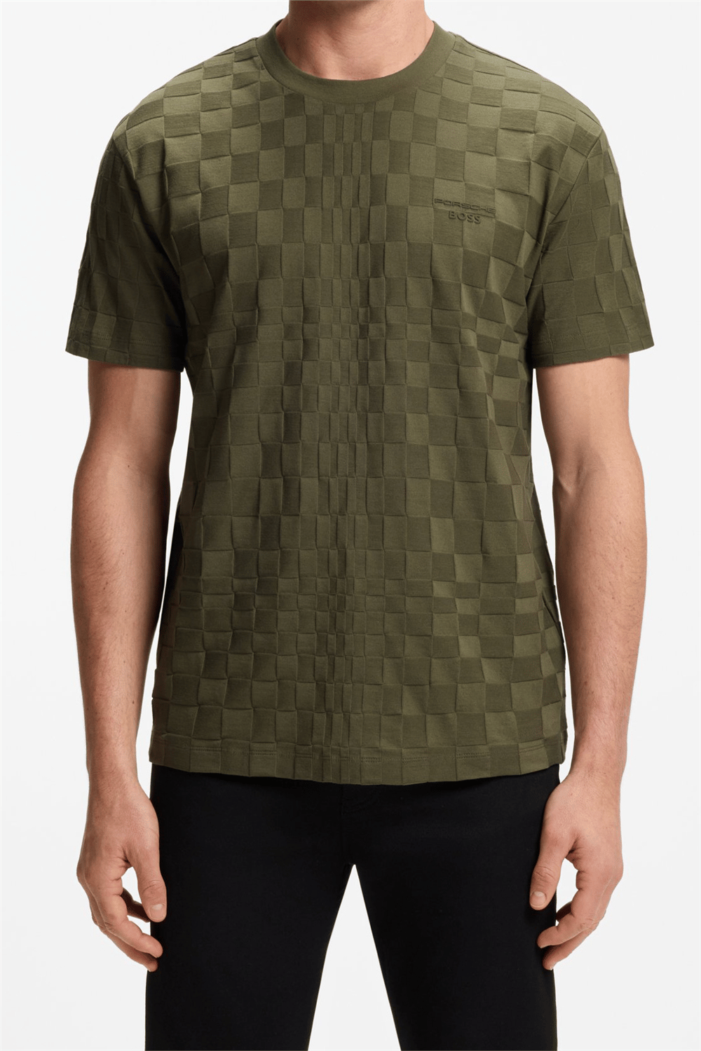 Boss Ts Ps Spirit70 Jacq Erkek Bisiklet Yaka T-Shirt Yeşil