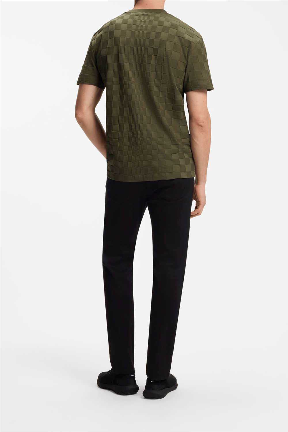 Boss Ts Ps Spirit70 Jacq Erkek Bisiklet Yaka T-Shirt Yeşil