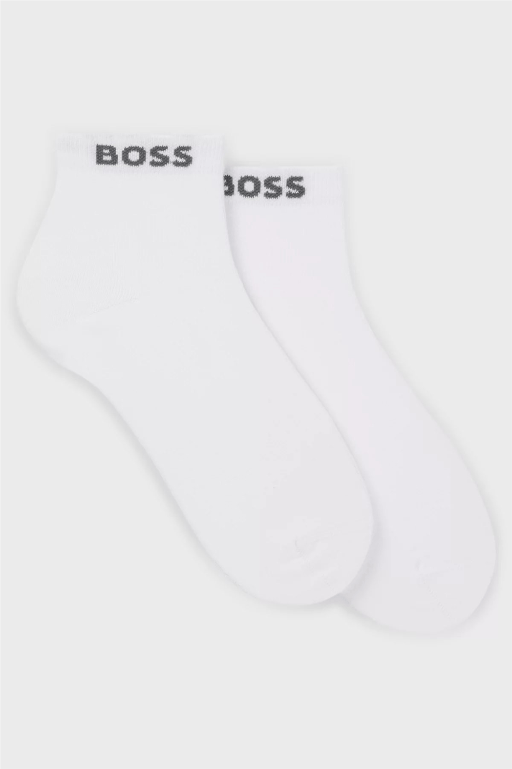 Boss Uni Erkek 2li Çorap Beyaz