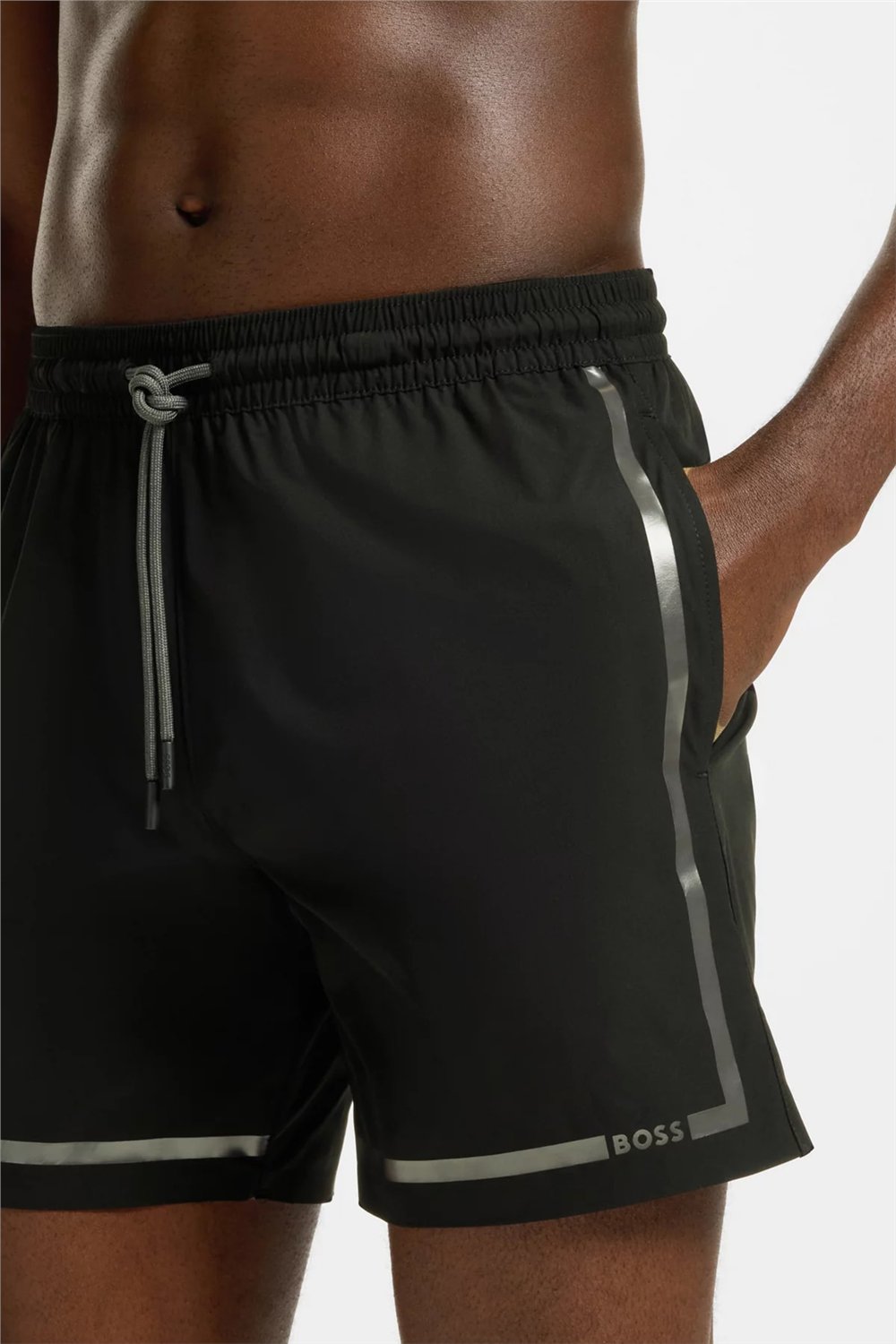 Boss Vital Trunks Erkek Şort Mayo Siyah