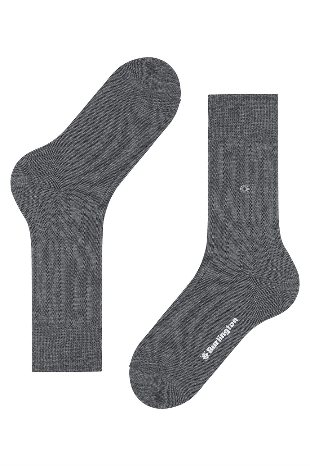 Burlington Dover SO Erkek Çorap Gri