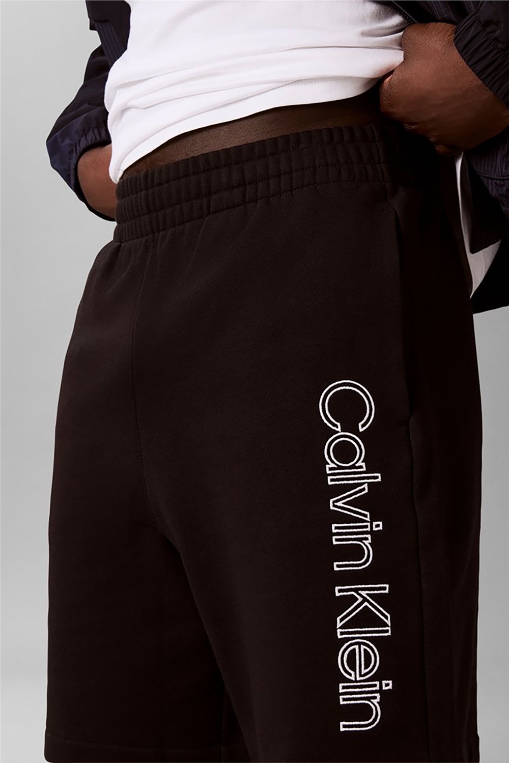 Calvin Klein 350Terry Eu Sp Graphic Short Erkek Şort Siyah