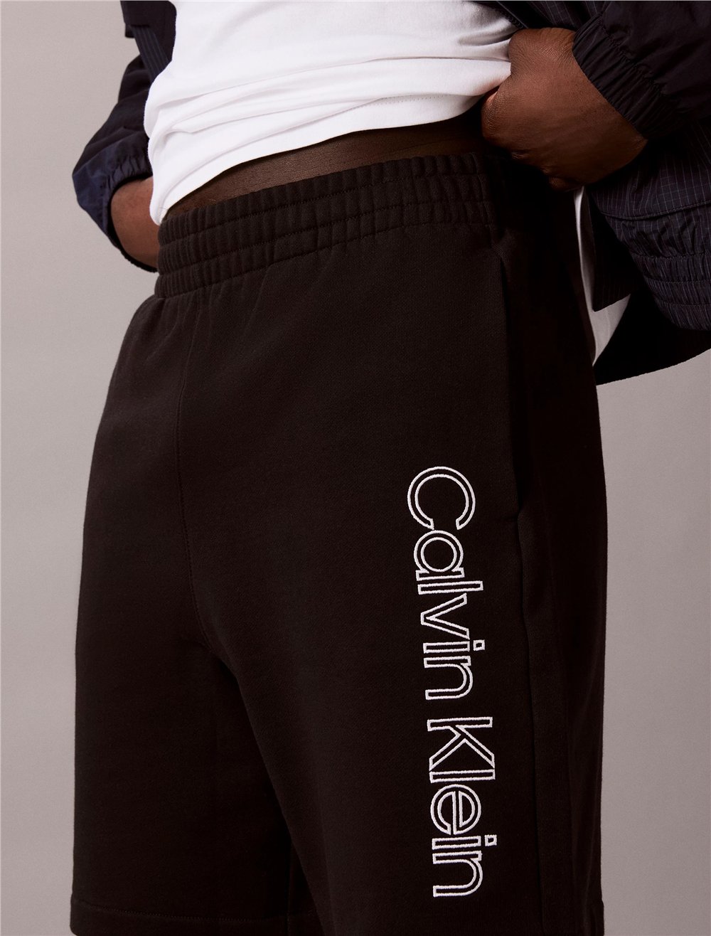 Calvin Klein 350Terry Eu Sp Graphic Short Erkek Şort Siyah